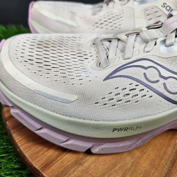 Saucony Guide 18 Moon Quail Womens Size 10 Cream Athletic Running Shoes Sneakers - Picture 6 of 14